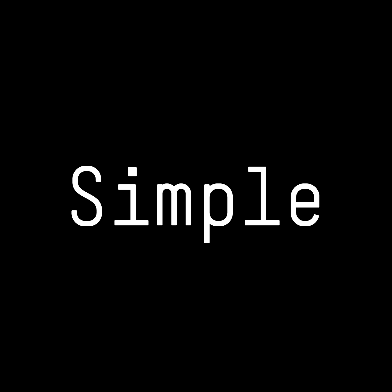 Lineto Simple 폰트 썸네일 이미지